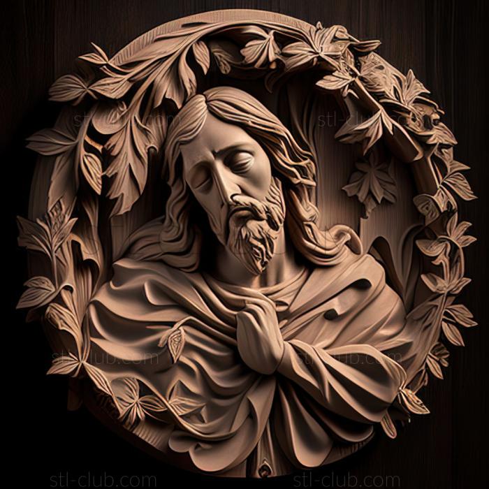 3D model st jesus (STL)